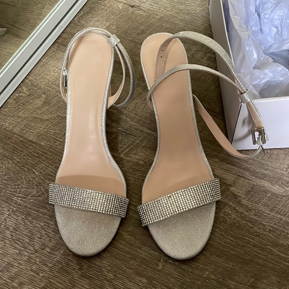 Jeweled low heels